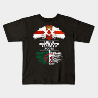 Northern Irish Grown With Algerian Roots - Gift for Algerian With Roots From Algeria Kids T-Shirt